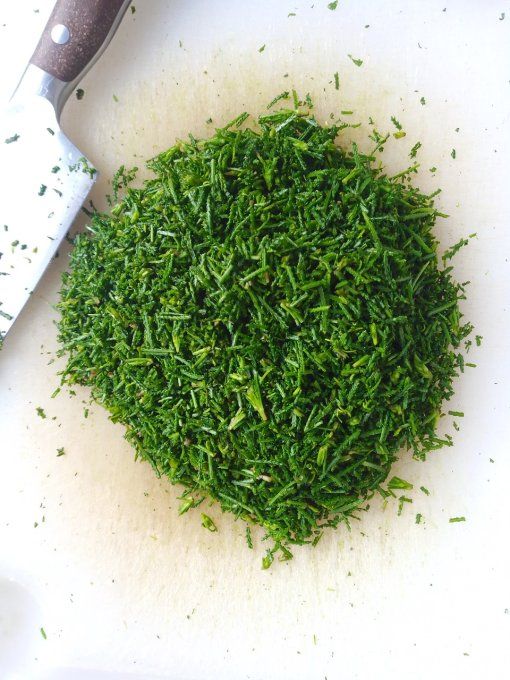 Tartinade d'aromatiques fraîches. Minimum 1kg, déclinable en portion